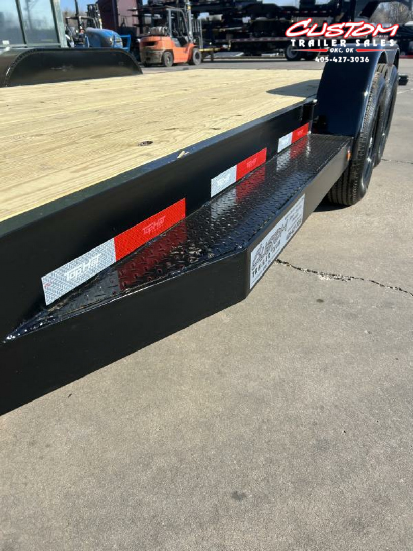 New #248990 2025 TOP HAT HDCH 22 X 83 TANDEM AXLE 10K WOOD FLOOR CAR HAULER
