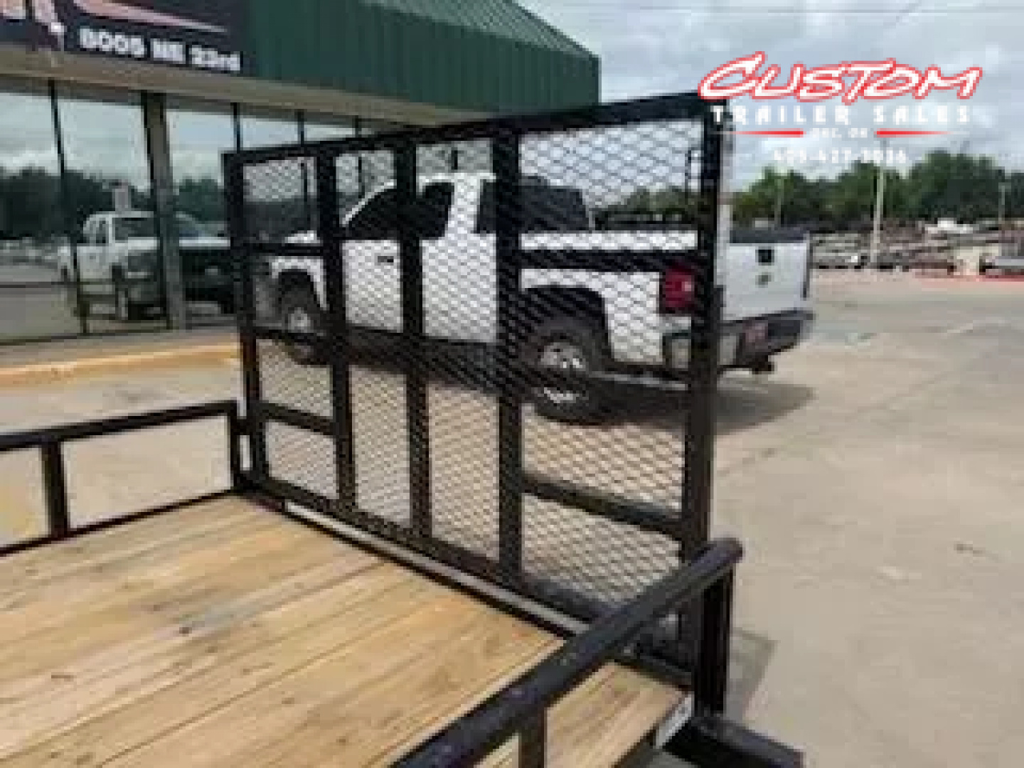 New #252896 2025 TOP HAT DSP 14 X 77 SINGLE AXLE PIPE TOP 3K UTILITY W/ REAR RAMP GATE