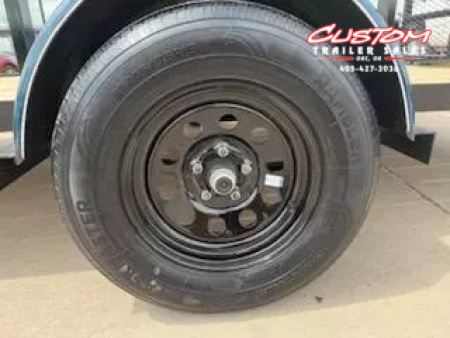 New #252896 2025 TOP HAT DSP 14 X 77 SINGLE AXLE PIPE TOP 3K UTILITY W/ REAR RAMP GATE