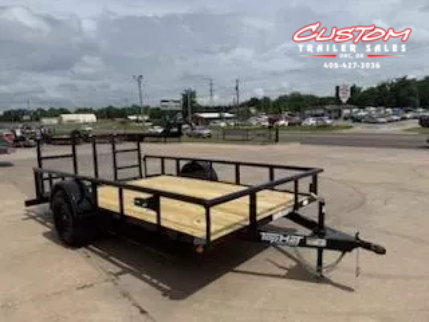 New #254149 2025 TOP HAT DSP 12 X 77 SINGLE AXLE PIPE TOP 3.5K UTILITY W/ 2' DOVE & 36" RAMP GATE