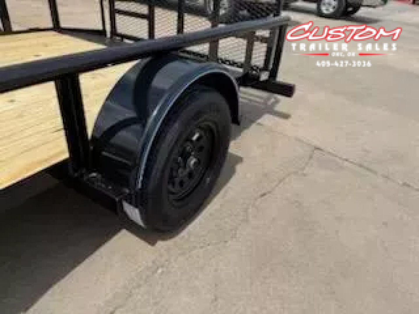 New #254149 2025 TOP HAT DSP 12 X 77 SINGLE AXLE PIPE TOP 3.5K UTILITY W/ 2' DOVE & 36" RAMP GATE