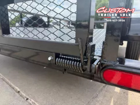 New #254149 2025 TOP HAT DSP 12 X 77 SINGLE AXLE PIPE TOP 3.5K UTILITY W/ 2' DOVE & 36" RAMP GATE