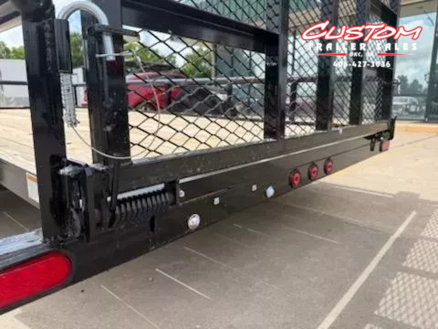 New #254898 2025 TOP HAT DSP 14 X 77 SINGLE AXLE PIPE TOP 3K UTILITY W/ REAR RAMP GATE