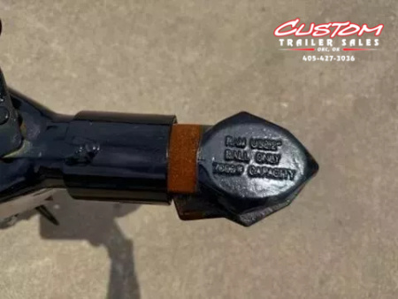 New #254898 2025 TOP HAT DSP 14 X 77 SINGLE AXLE PIPE TOP 3K UTILITY W/ REAR RAMP GATE