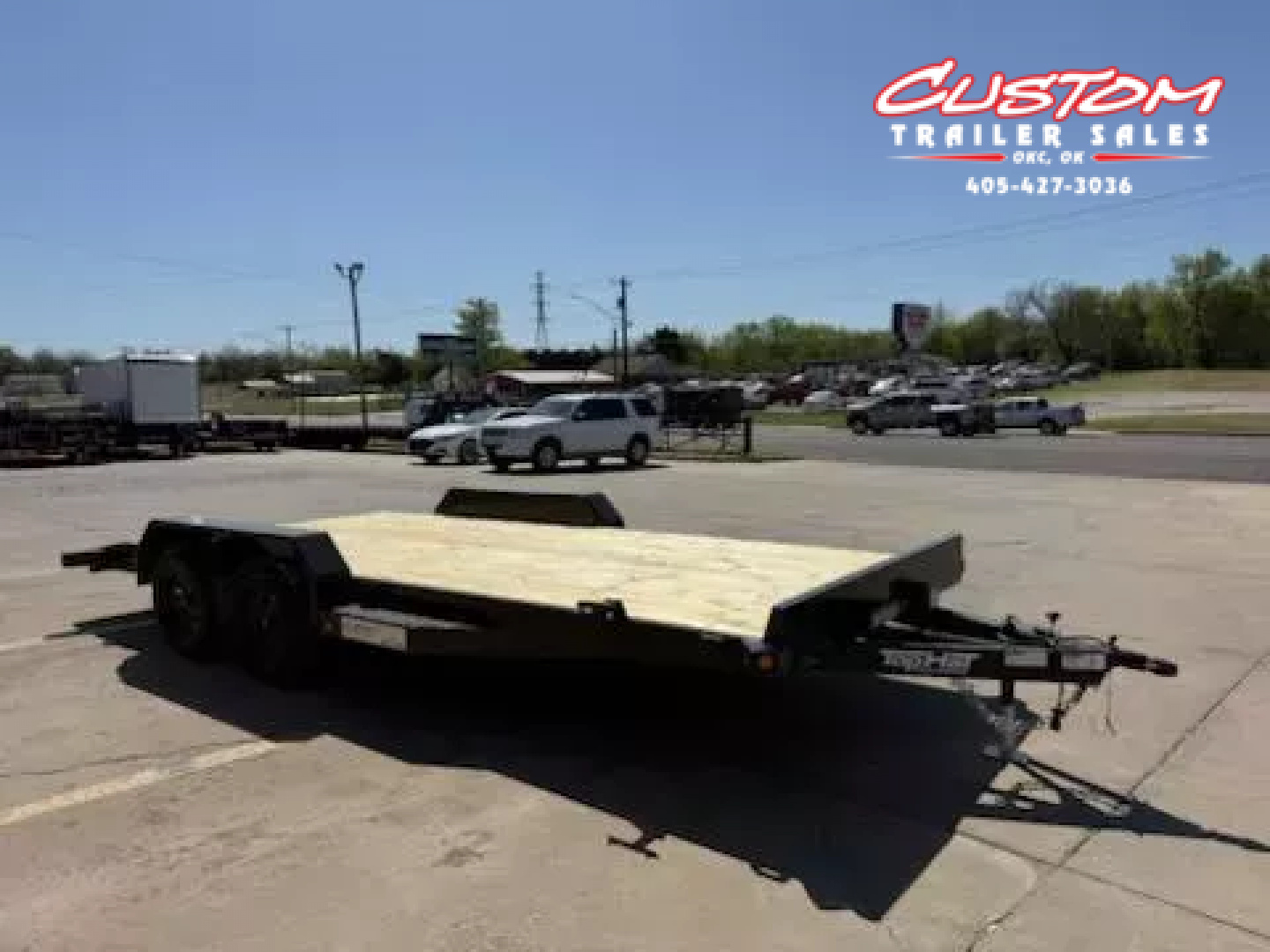 New #255239 2026 TOP HAT DC07 18 X 83 TANDEM AXLE 7K WOOD FLOOR CAR HAULER