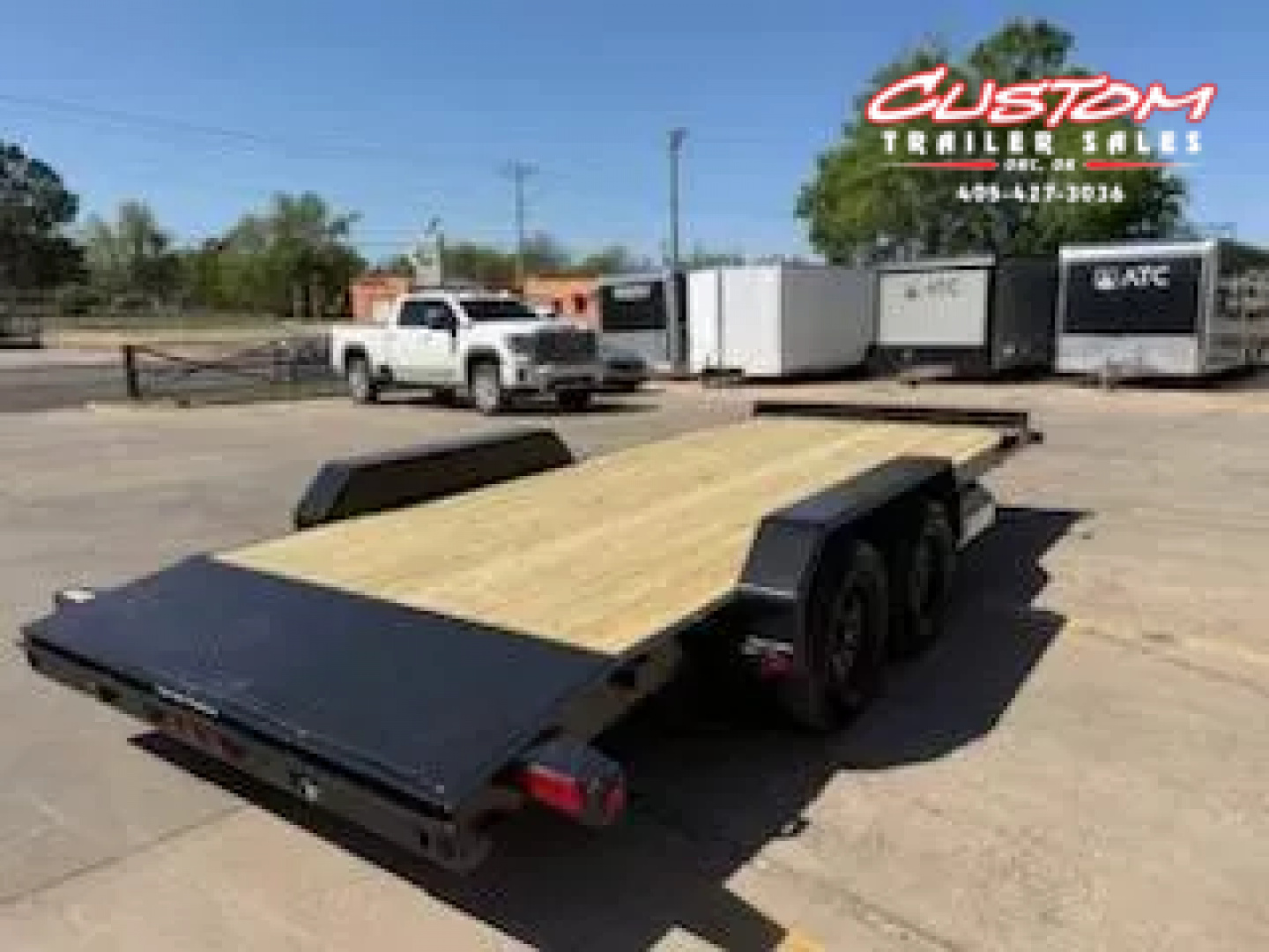 New #255239 2026 TOP HAT DC07 18 X 83 TANDEM AXLE 7K WOOD FLOOR CAR HAULER