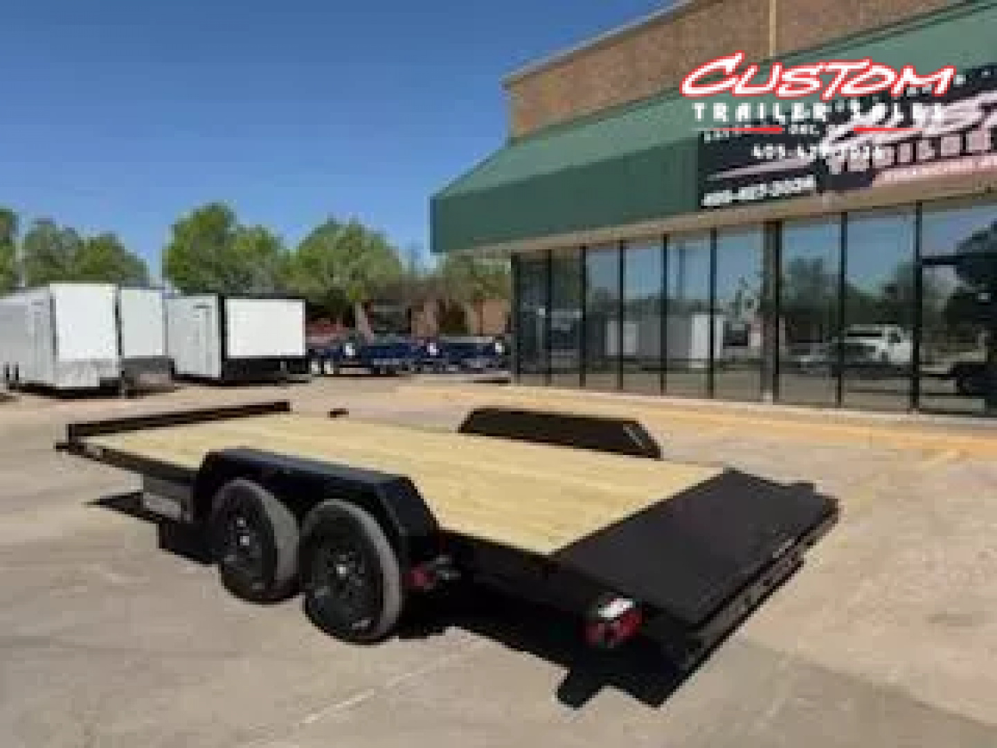 New #255239 2026 TOP HAT DC07 18 X 83 TANDEM AXLE 7K WOOD FLOOR CAR HAULER