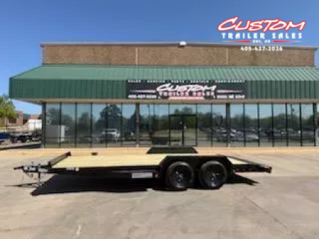 New #255239 2026 TOP HAT DC07 18 X 83 TANDEM AXLE 7K WOOD FLOOR CAR HAULER