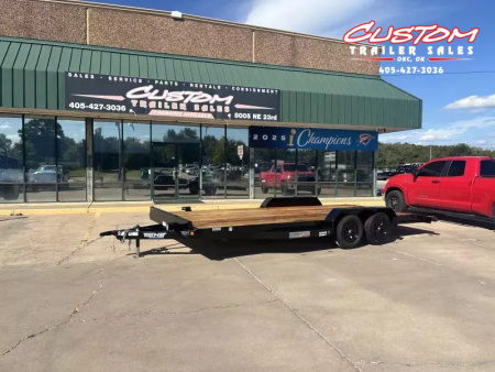 New #255459 2026 TOP HAT DC07 20 X 83 TANDEM AXLE 7K WOOD FLOOR CAR HAULER