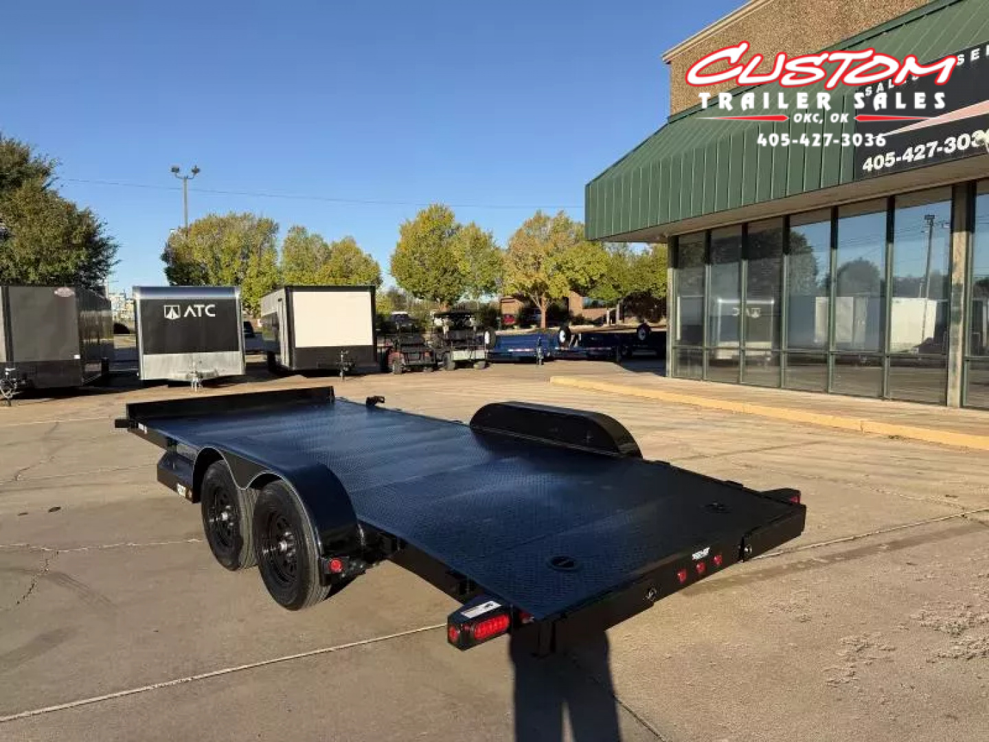 New #257120 2026 TOP HAT RS07 18 X 83 TANDEM AXLE 7K STEEL FLOOR CAR HAULER