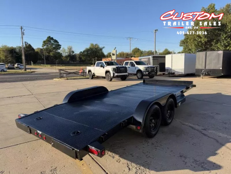 New #257120 2026 TOP HAT RS07 18 X 83 TANDEM AXLE 7K STEEL FLOOR CAR HAULER