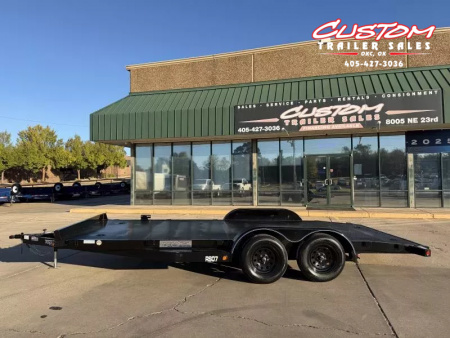New #257120 2026 TOP HAT RS07 18 X 83 TANDEM AXLE 7K STEEL FLOOR CAR HAULER