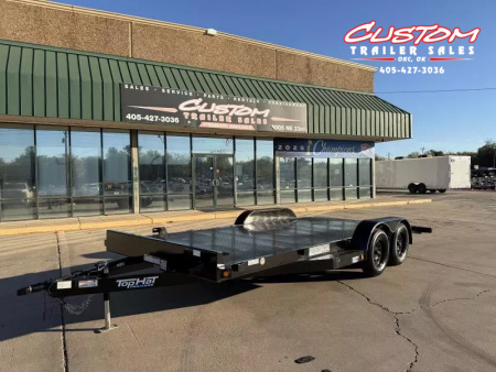 New #257120 2026 TOP HAT RS07 18 X 83 TANDEM AXLE 7K STEEL FLOOR CAR HAULER