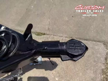 New #257465 2026 TOP HAT DJX 5 X 10 SINGLE AXLE ANGLE TOP 3.5K UTILITY W/ 48" RAMP GATE