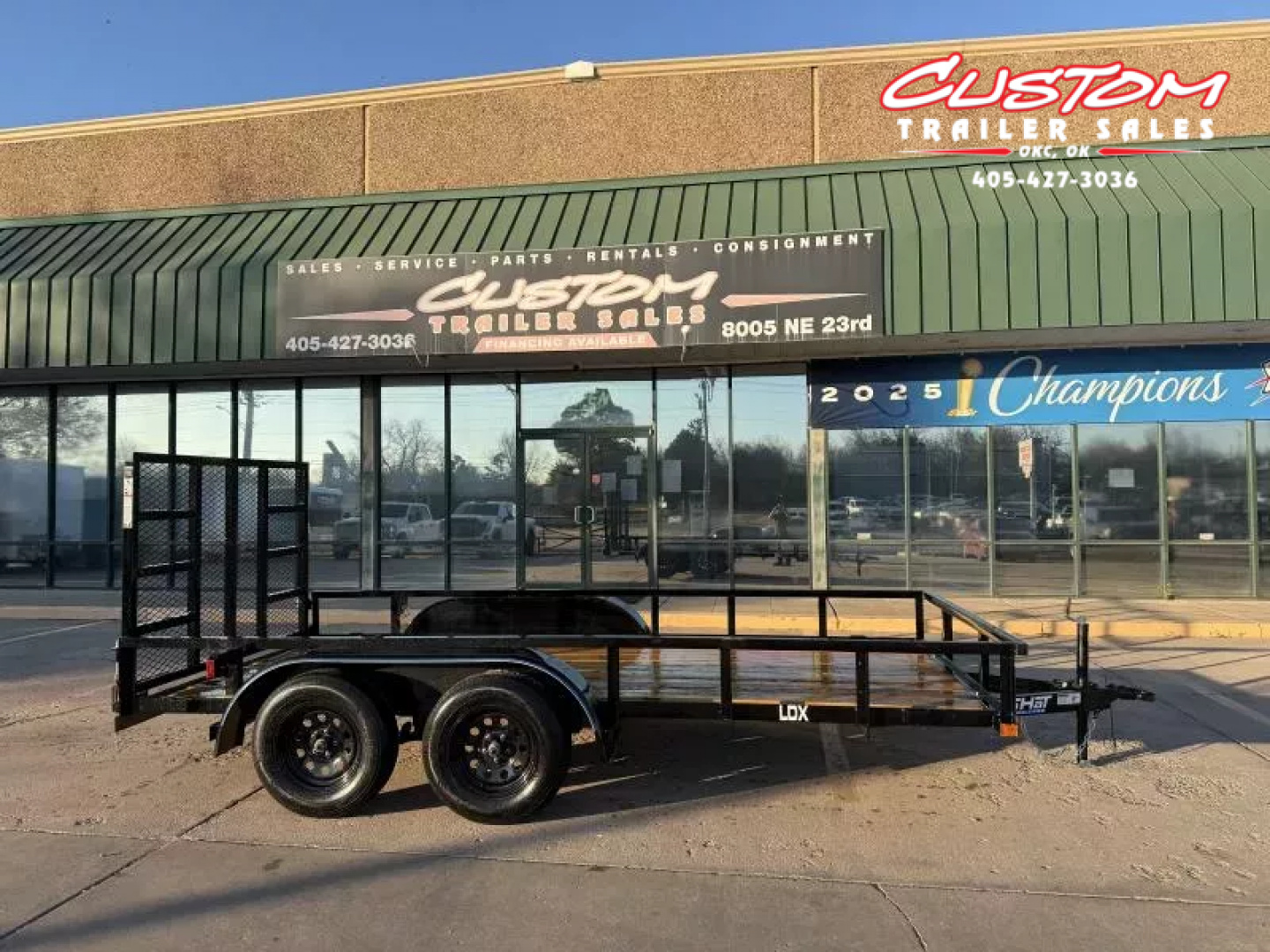 New #257826 2026 TOP HAT LDX 14 X 77 TANDEM AXLE 7K SQUARE TUBE TOP UTILITY