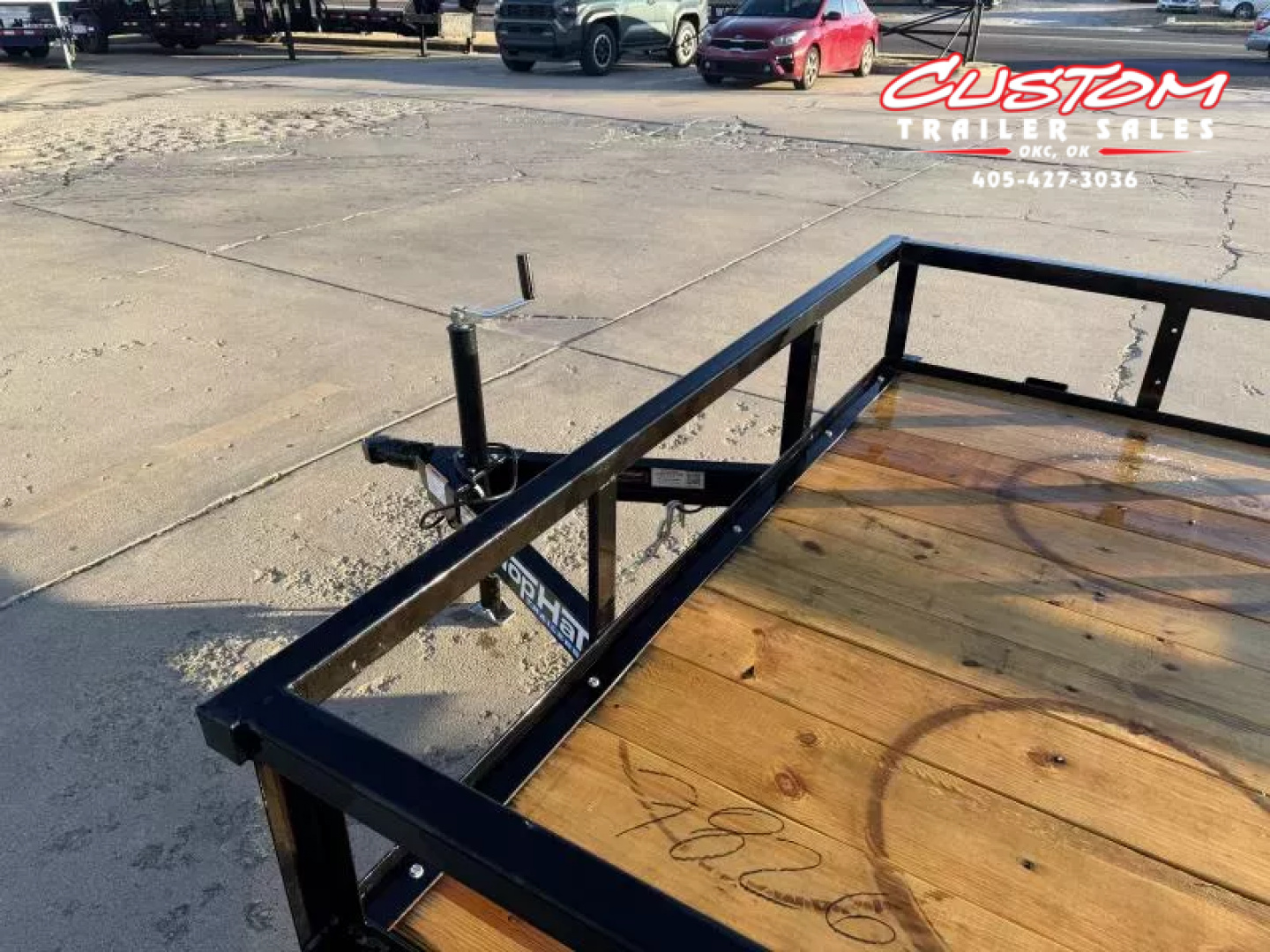 New #257826 2026 TOP HAT LDX 14 X 77 TANDEM AXLE 7K SQUARE TUBE TOP UTILITY