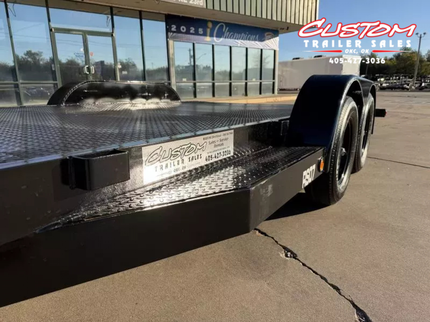 New #258079 2026 TOP HAT RS07 18 X 83 TANDEM AXLE 7K STEEL FLOOR CAR HAULER