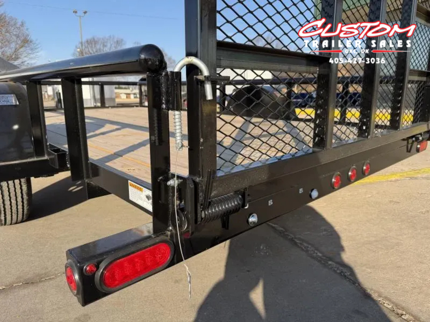 New #258419 2026 TOP HAT DSP 12 X 77 SINGLE AXLE PIPE TOP 3.5K UTILITY TRAILER W/ REAR RAMP GATE