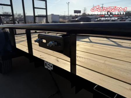 New #258419 2026 TOP HAT DSP 12 X 77 SINGLE AXLE PIPE TOP 3.5K UTILITY TRAILER W/ REAR RAMP GATE