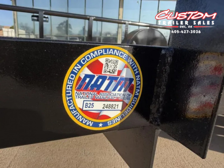 New #258419 2026 TOP HAT DSP 12 X 77 SINGLE AXLE PIPE TOP 3.5K UTILITY TRAILER W/ REAR RAMP GATE