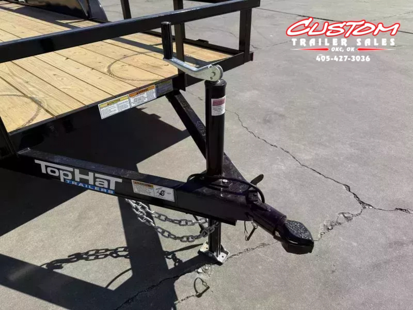 New #258494 2026 TOP HAT LDX 16 X 77 TANDEM AXLE SQUARE TUBE TOP 7K UTILITY TRAILER