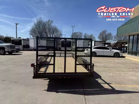New #258494 2026 TOP HAT LDX 16 X 77 TANDEM AXLE SQUARE TUBE TOP 7K UTILITY TRAILER