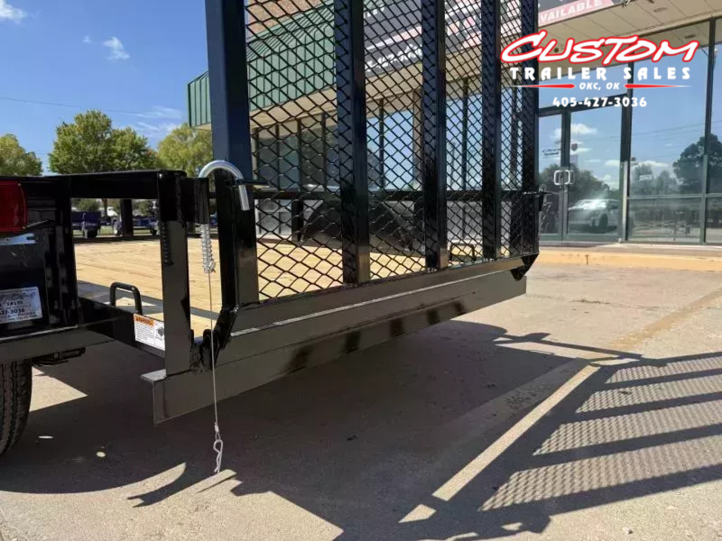 New #258593 2026 TOP HAT DJX 5 X 8 SINGLE AXLE ANGLE TOP 3.5K UTILITY W/ 48" RAMP GATE