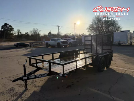 New #258668 2026 TOP HAT LDX 14 X 77 TANDEM AXLE 7K SQUARE TUBE TOP UTILITY
