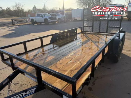 New #258668 2026 TOP HAT LDX 14 X 77 TANDEM AXLE 7K SQUARE TUBE TOP UTILITY