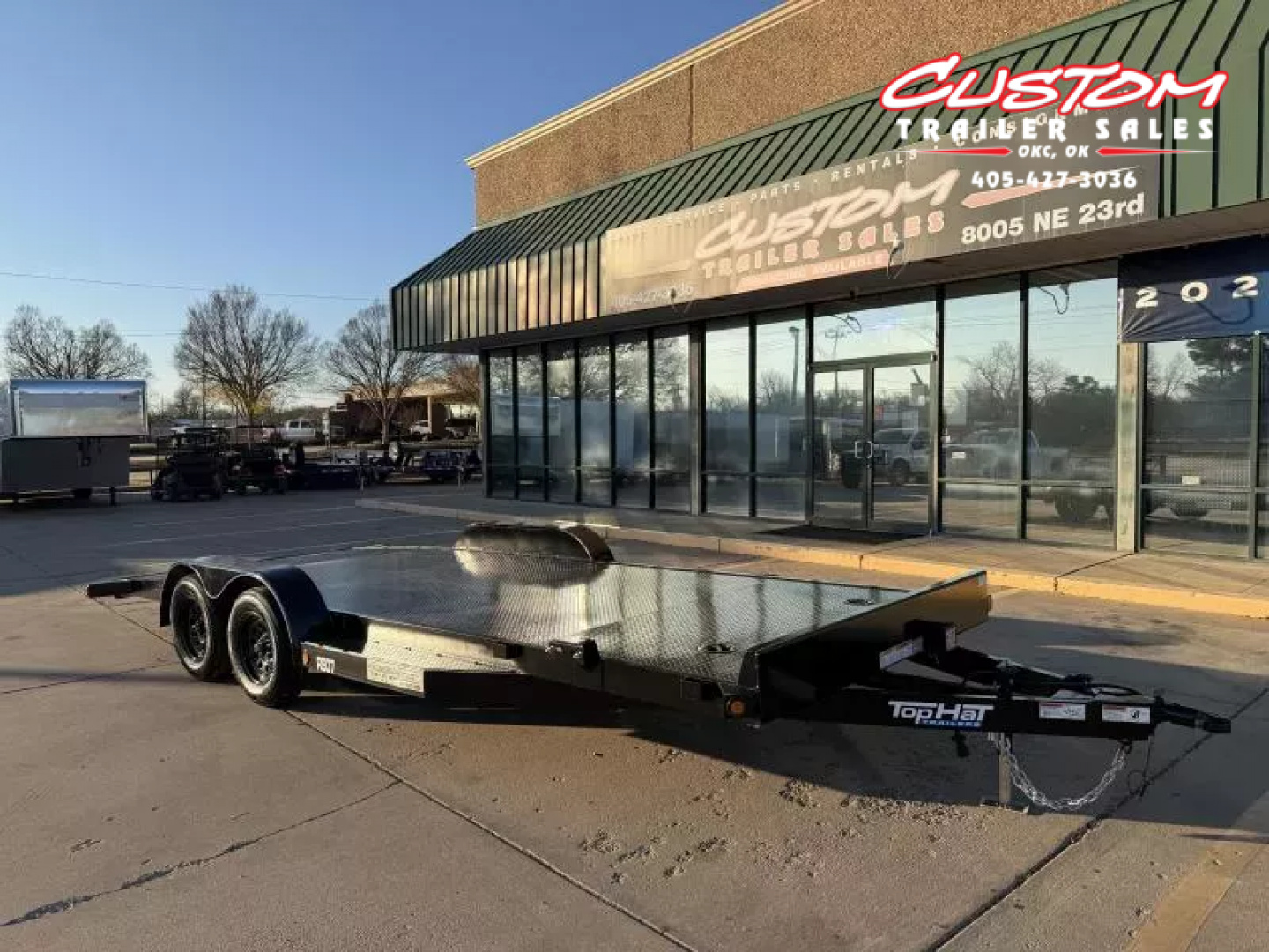 New #259063 2026 TOP HAT RS07  RS07 20 X 83 TANDEM AXLE 7K STEEL FLOOR CAR HAULER