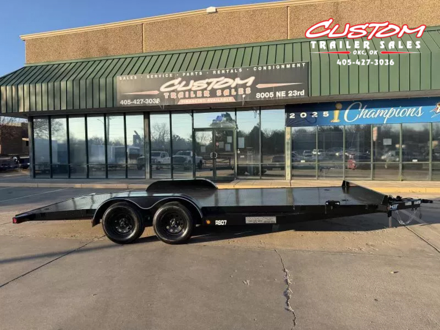 New #259063 2026 TOP HAT RS07  RS07 20 X 83 TANDEM AXLE 7K STEEL FLOOR CAR HAULER