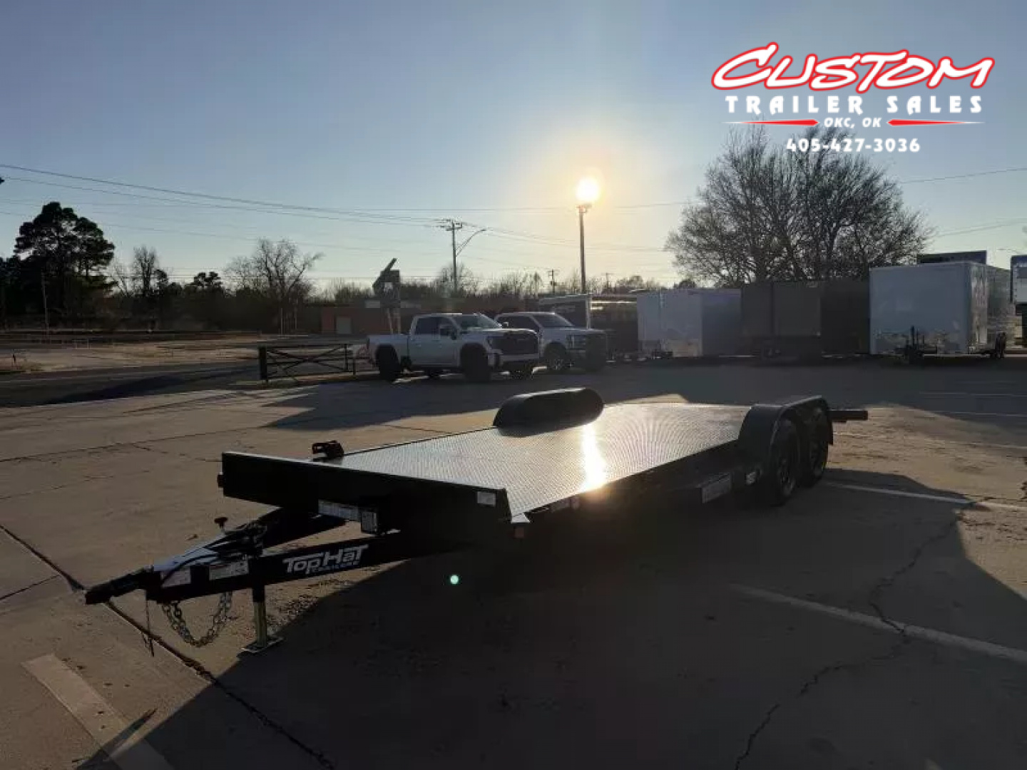 New #259063 2026 TOP HAT RS07  RS07 20 X 83 TANDEM AXLE 7K STEEL FLOOR CAR HAULER