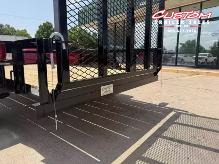 New #259174 2026 TOP HAT DJX 5 X 10 SINGLE AXLE ANGLE TOP 3.5K UTILITY W/ 48" RAMP GATE