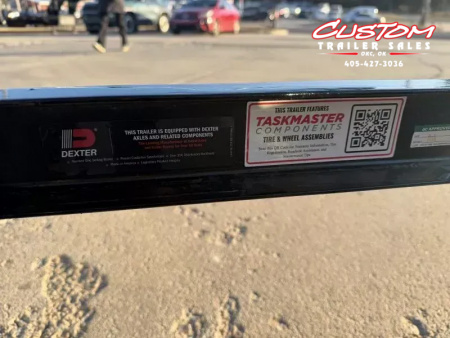 New #259268 2026 TOP HAT DJX 6 X 12 SINGLE AXLE ANGLE TOP 3.5K UTILITY W/ 48" RAMP GATE