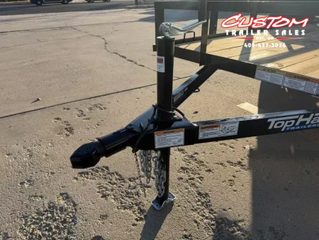 New #259269 2026 TOP HAT DJX 6 X 12 SINGLE AXLE ANGLE TOP 3.5K UTILITY W/ 48" RAMP GATE