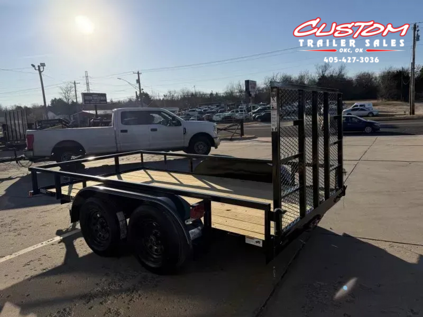 New #259694 2026 TOP HAT LDX 12 X 77 SQUARE TUBE TOP 7K UTILITY W/ RAMP GATE