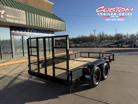 New #259694 2026 TOP HAT LDX 12 X 77 SQUARE TUBE TOP 7K UTILITY W/ RAMP GATE