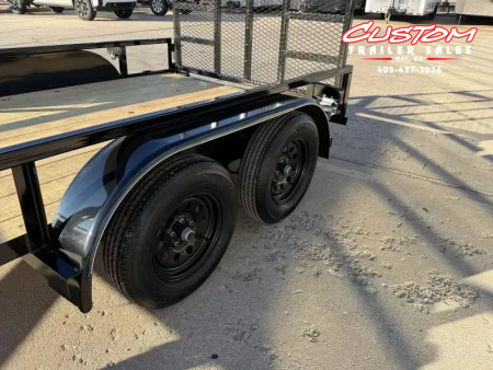 New #259694 2026 TOP HAT LDX 12 X 77 SQUARE TUBE TOP 7K UTILITY W/ RAMP GATE