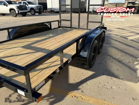 New #259694 2026 TOP HAT LDX 12 X 77 SQUARE TUBE TOP 7K UTILITY W/ RAMP GATE