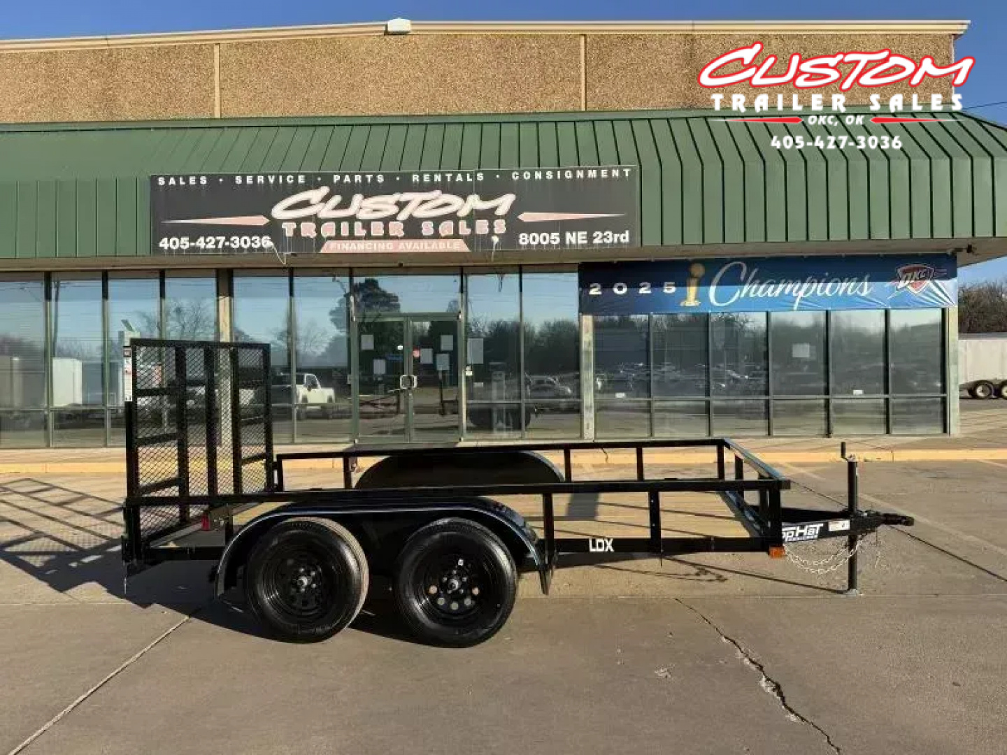 New #259695 2026 TOP HAT LDX 12 X 77 SQUARE TUBE TOP 7K UTILITY W/ RAMP GATE