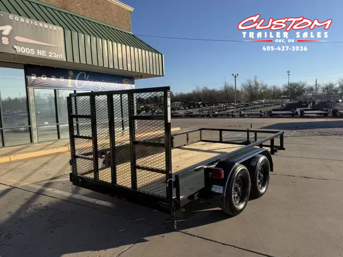 New #259695 2026 TOP HAT LDX 12 X 77 SQUARE TUBE TOP 7K UTILITY W/ RAMP GATE