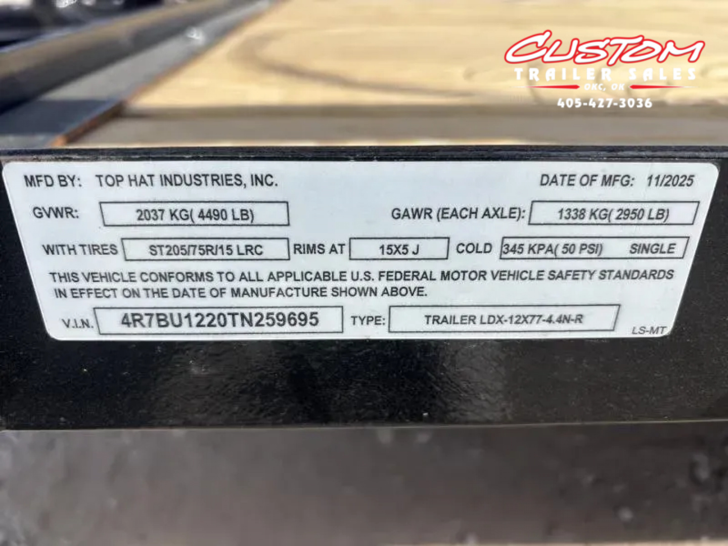 New #259695 2026 TOP HAT LDX 12 X 77 SQUARE TUBE TOP 7K UTILITY W/ RAMP GATE