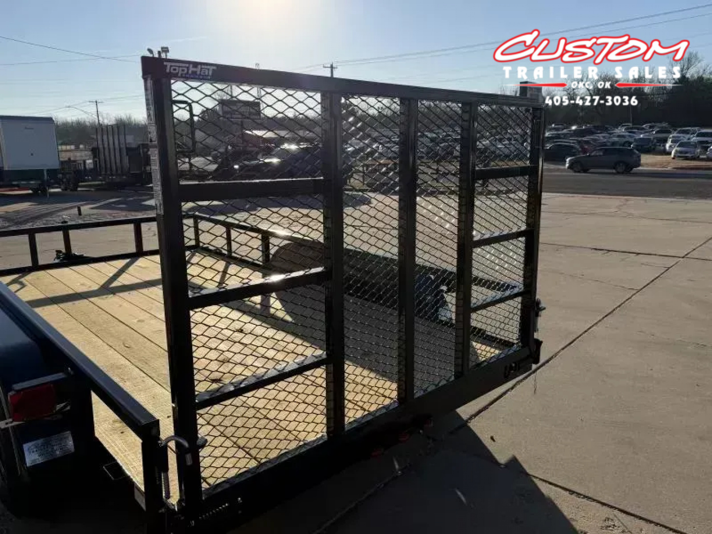 New #259760 2026 TOP HAT LDX 12 X 77 SQUARE TUBE TOP 7K UTILITY W/ RAMP GATE