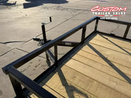 New #259760 2026 TOP HAT LDX 12 X 77 SQUARE TUBE TOP 7K UTILITY W/ RAMP GATE