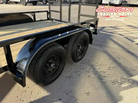 New #259760 2026 TOP HAT LDX 12 X 77 SQUARE TUBE TOP 7K UTILITY W/ RAMP GATE