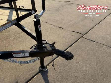 New #260577 2026 TOP HAT DJX 6 X 10 SINGLE AXLE ANGLE TOP 3.5K UTILITY W/ 48" RAMP GATE