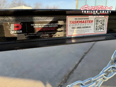 New #260577 2026 TOP HAT DJX 6 X 10 SINGLE AXLE ANGLE TOP 3.5K UTILITY W/ 48" RAMP GATE