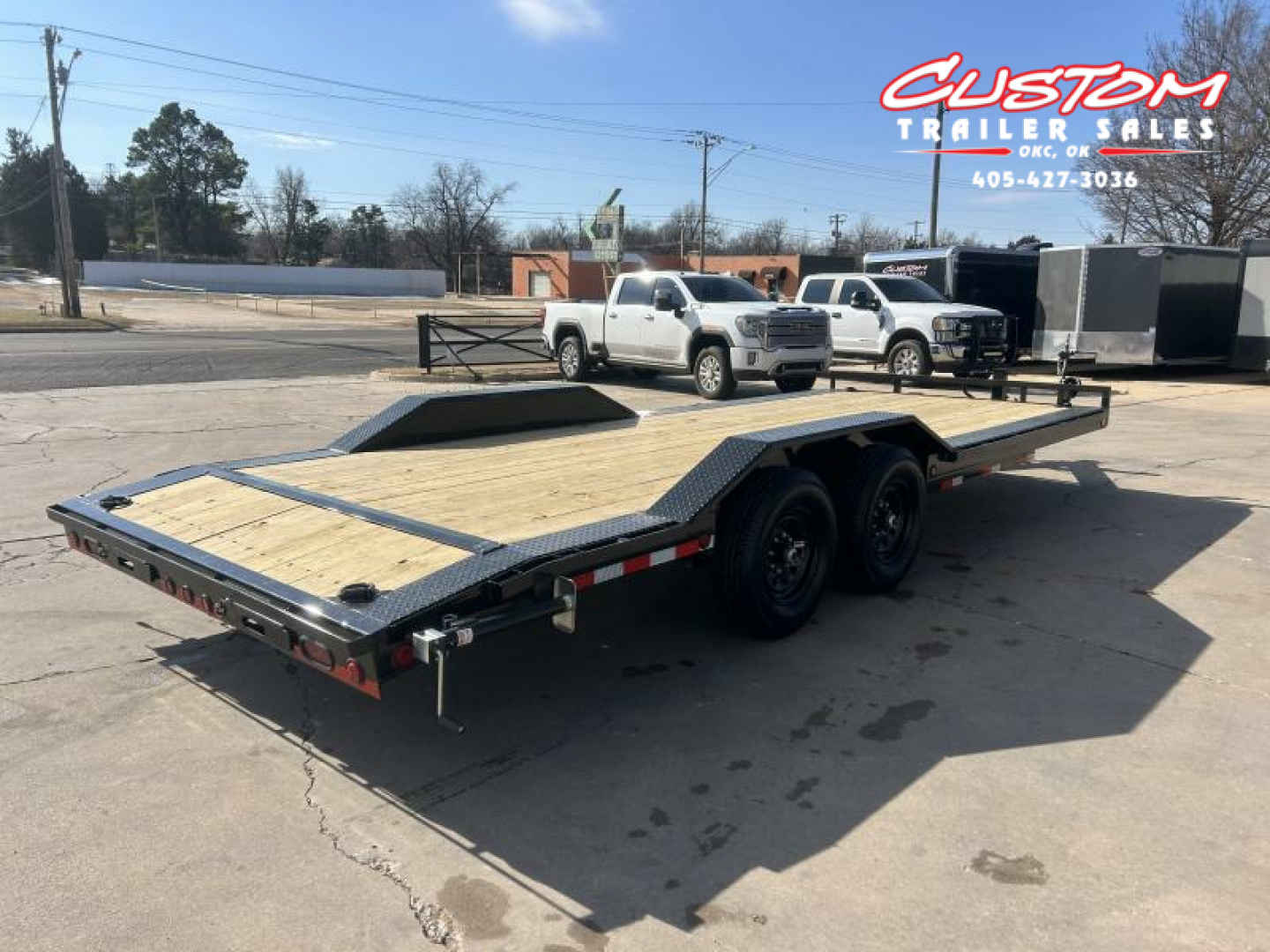 New #346196 2025 LOAD TRAIL CH 22 X 102 TANDEM AXLE 14K EQUIPMENT HAULER W/ SLIDE IN RAMPS