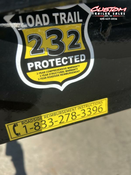 New #346196 2025 LOAD TRAIL CH 22 X 102 TANDEM AXLE 14K EQUIPMENT HAULER W/ SLIDE IN RAMPS