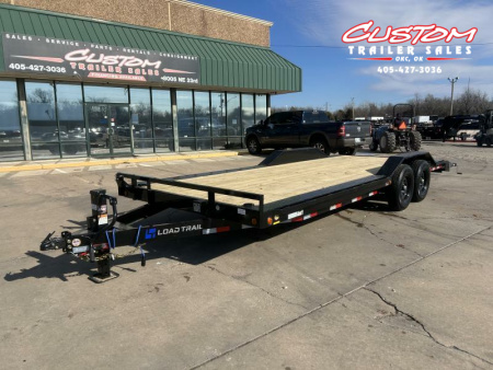 New #346196 2025 LOAD TRAIL CH 22 X 102 TANDEM AXLE 14K EQUIPMENT HAULER W/ SLIDE IN RAMPS